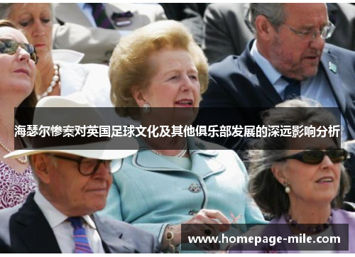 海瑟尔惨案对英国足球文化及其他俱乐部发展的深远影响分析